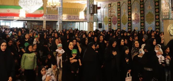 تصاویر/مراسم شیرخوارگان حسینی در شازند