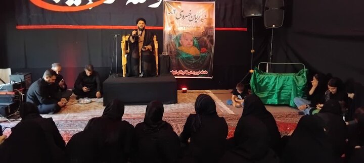 تصاویر/  مراسم شیر خوارگان حسینی در شهرستان ایوان