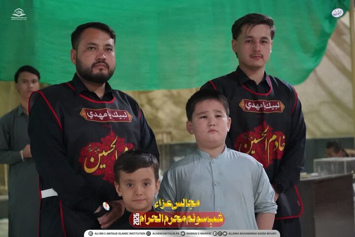 کوئٹہ؛ مدرسہ علمیہ علی ابن ابی طالب (ع) میں عشرہ محرم 1448ھ کی شب سوم کی مجلس عزا