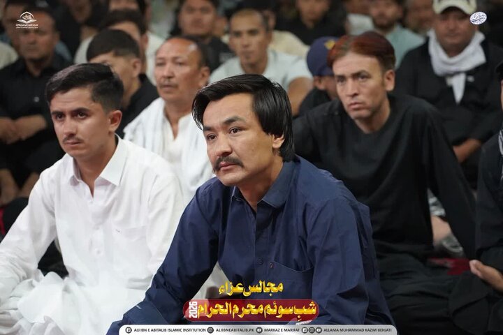 کوئٹہ؛ مدرسہ علمیہ علی ابن ابی طالب (ع) میں عشرہ محرم 1448ھ کی شب سوم کی مجلس عزا
