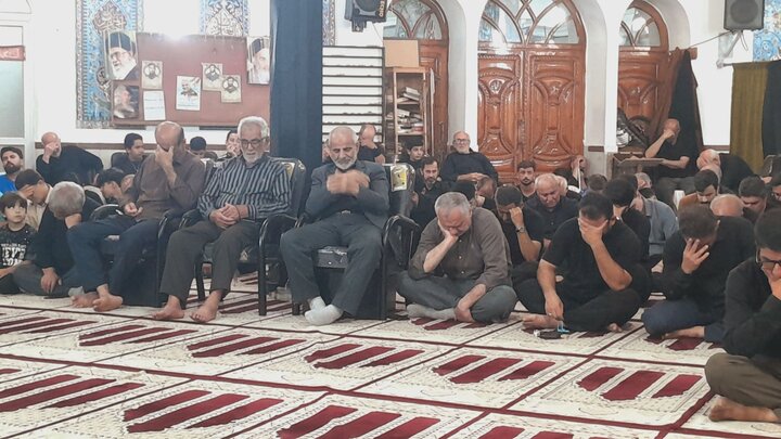 تصاویر/ اقامه عزای امام حسین (ع) در مسجد امام حسین (ع) فریدونکنار