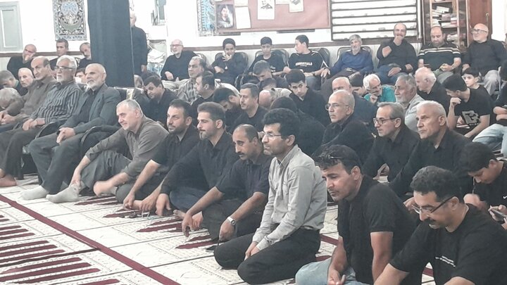 تصاویر/ اقامه عزای امام حسین (ع) در مسجد امام حسین (ع) فریدونکنار