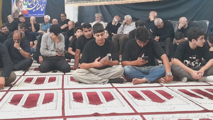 تصاویر/ اقامه عزای امام حسین (ع) در مسجد امام حسین (ع) فریدونکنار