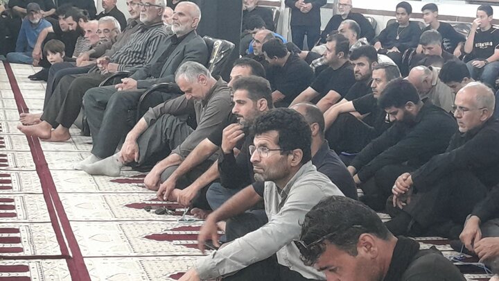 تصاویر/ اقامه عزای امام حسین (ع) در مسجد امام حسین (ع) فریدونکنار