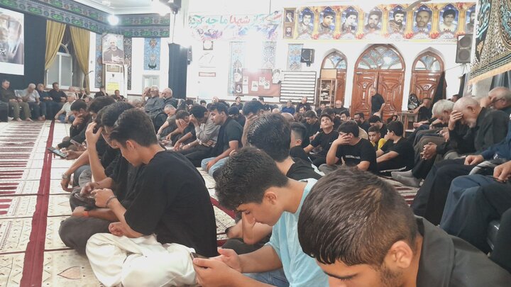 تصاویر/ اقامه عزای امام حسین (ع) در مسجد امام حسین (ع) فریدونکنار