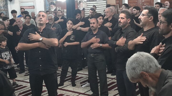 تصاویر/ اقامه عزای امام حسین (ع) در مسجد امام حسین (ع) فریدونکنار
