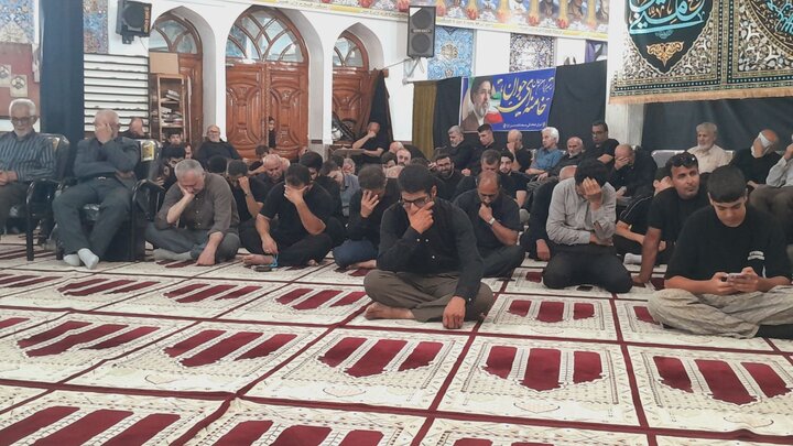 تصاویر/ اقامه عزای امام حسین (ع) در مسجد امام حسین (ع) فریدونکنار