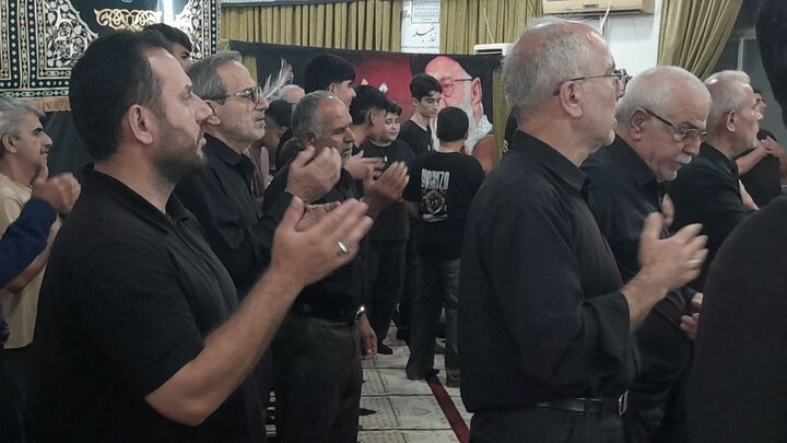 تصاویر/ اقامه عزای امام حسین (ع) در مسجد امام حسین (ع) فریدونکنار
