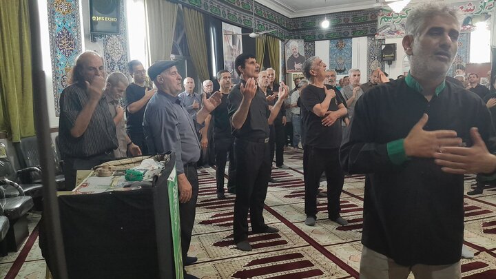تصاویر/ اقامه عزای امام حسین (ع) در مسجد امام حسین (ع) فریدونکنار