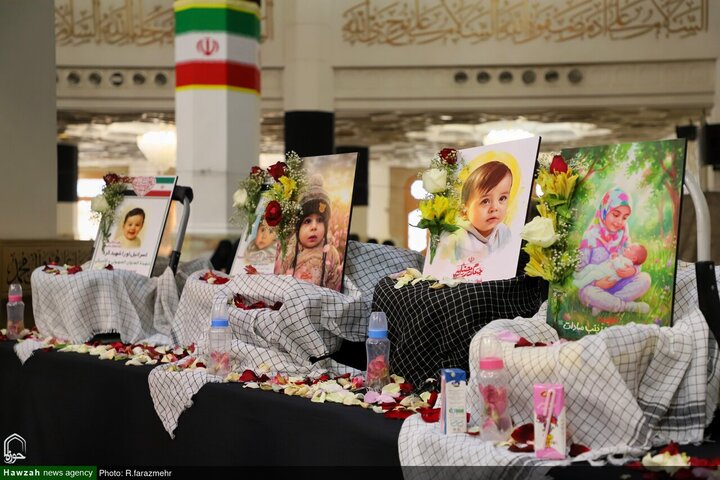 مرقد السيدة فاطمة المعصومة (عليها السلام) يشهد إقامة مراسم اليوم العالمي للطفل الرضيع