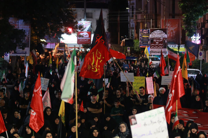 تصاویر/ تجمع باشکوه قائمشهر با عطر حسینی