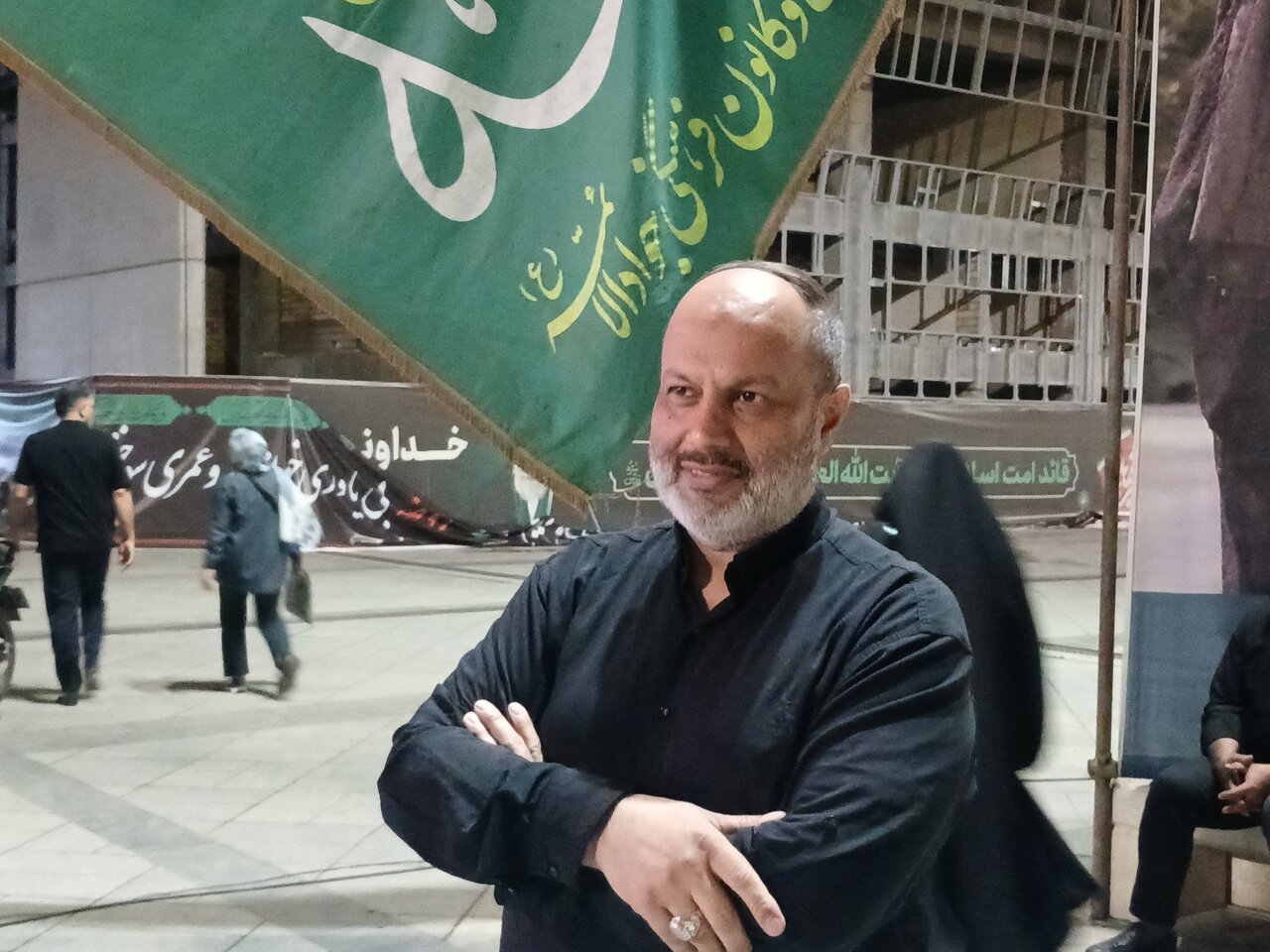 برگزاری مراسم دهه اول محرم با محوریت روضه، حماسه و معرفت در میدان شهدای مشهد+تصاویر