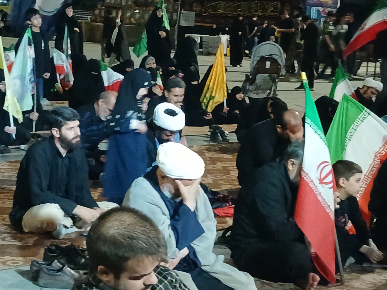 مراسم دهه اول محرم با محوریت روضه، حماسه و معرفت در میدان شهدای مشهد