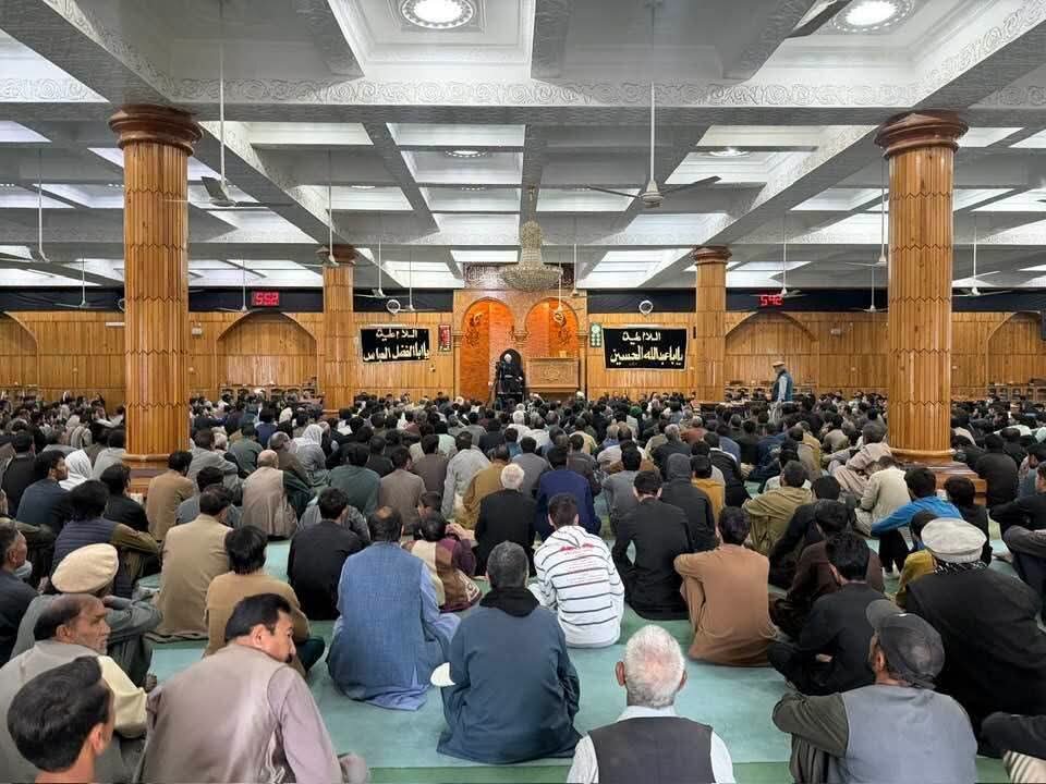 جامع مسجد سکردو میں مرکزی عشرۂ محرم: نوجوان خطیب مولانا اشرف تابانی کا فکرانگیز خطاب