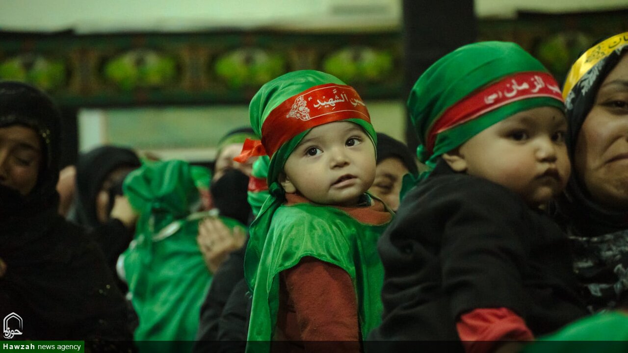 تصاویر/  همایش شیرخوارگان حسینی در کارگل هند حضور گسترده کودکان و مادران