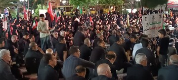 تصاویر/ ۱۱۱ شب تجمع حماسی عزاداران حسینی در ساوه