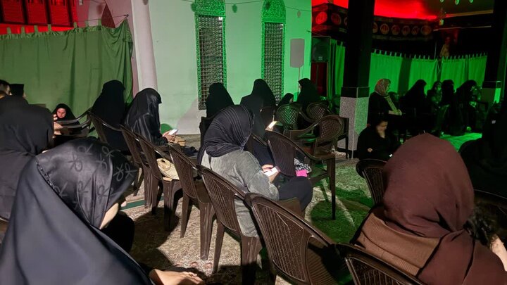 تصاویر/ عزای حسینی در کنار بقعه متبرکه امامزاده ناصرالحق (ع)، مروّج بزرگ تشیع در ایران