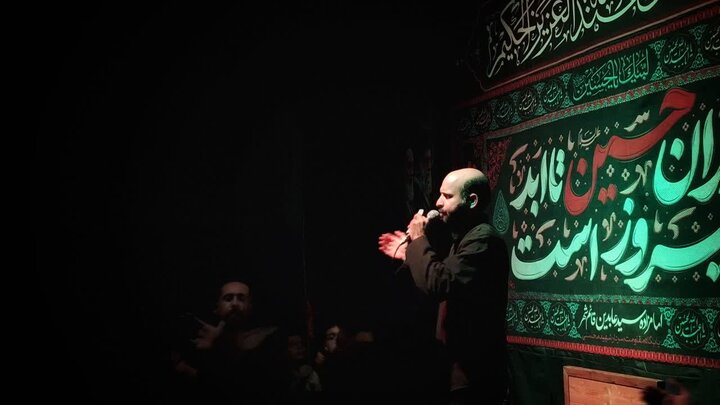 تصاویر/ شب پنجم عزای حسینی در کنار بقعه متبرکه امامزاده سید عابدین (ع) قائمشهر