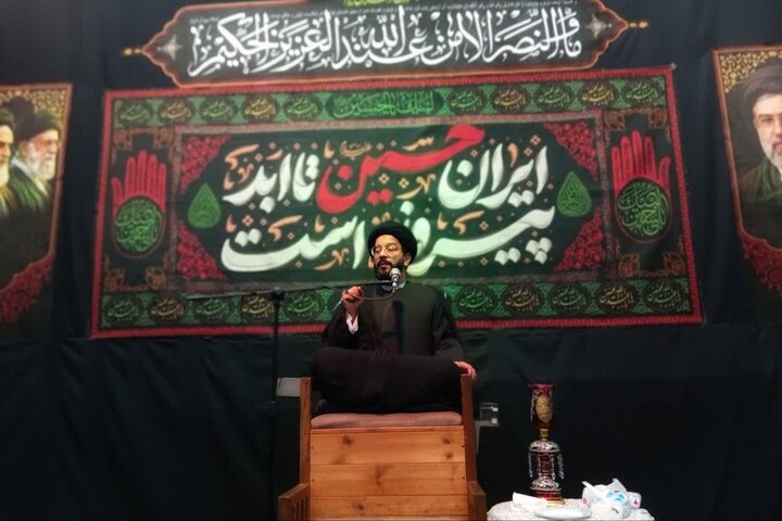 تصاویر/ شب پنجم عزای حسینی در کنار بقعه متبرکه امامزاده سید عابدین (ع) قائمشهر