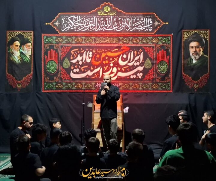 تصاویر/ شب پنجم عزای حسینی در کنار بقعه متبرکه امامزاده سید عابدین (ع) قائمشهر