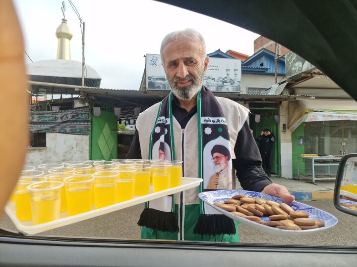 تصاویر/ کاروان خودرویی مردم آمل تا روستای تجن جار در روز چهارم محرم