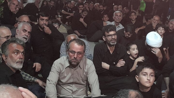 تصاویر/ اقامه عزای حسینی در تجمع شبانه مردم فریدونکنار