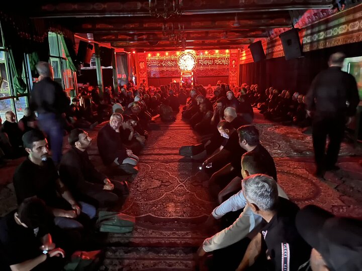 تصاویر/ اقامه عزای حسینی در رینه لاریجان