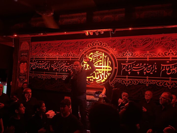 تصاویر/ اقامه عزای حسینی در رینه لاریجان