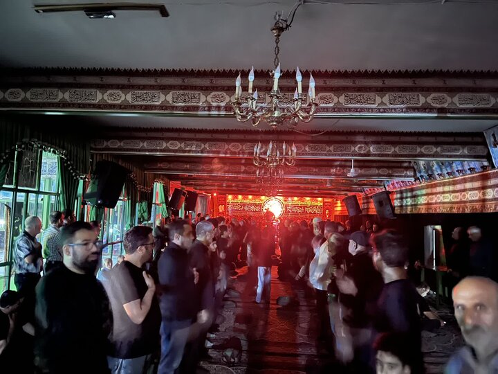 تصاویر/ اقامه عزای حسینی در رینه لاریجان