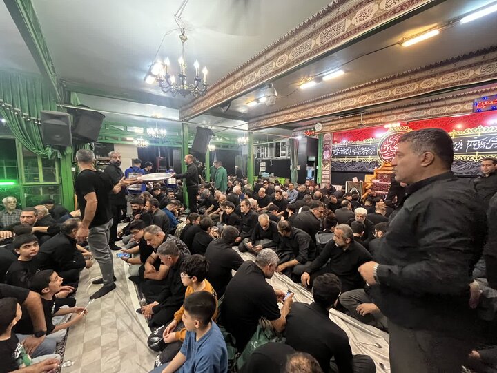 تصاویر/ اقامه عزای حسینی در رینه لاریجان