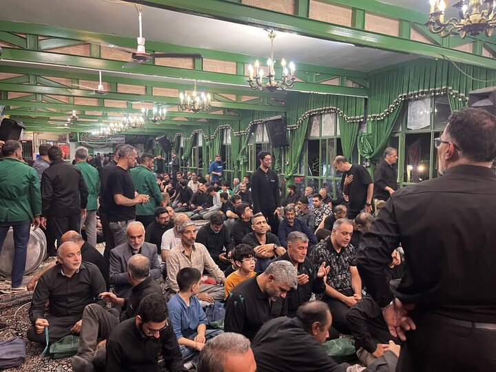 تصاویر/ اقامه عزای حسینی در رینه لاریجان
