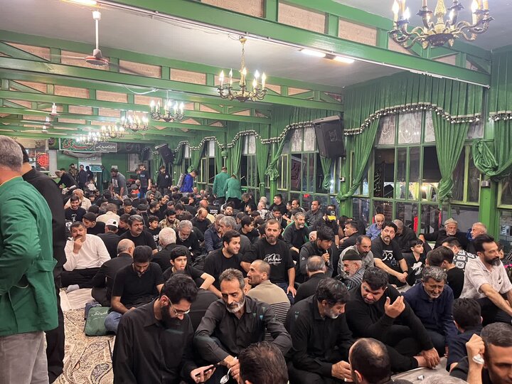 تصاویر/ اقامه عزای حسینی در رینه لاریجان