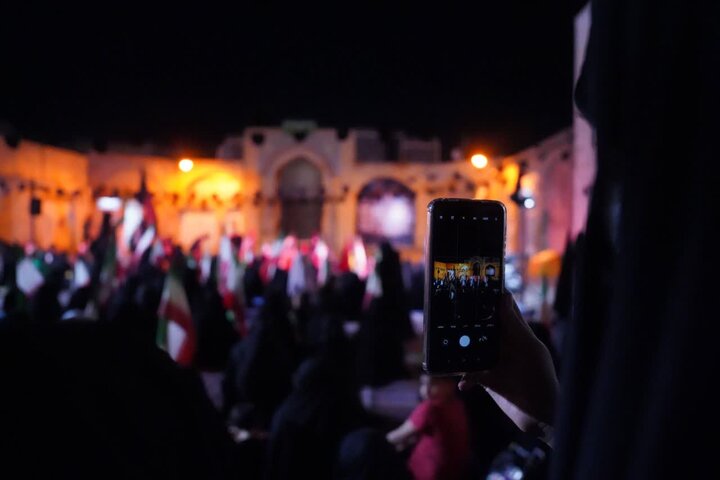 تصاویر / مجلس سوگواری حضرت امام حسین علیه الاسلام قزوین در محوطه مدرسه علمیه شیخ الاسلام قزوین