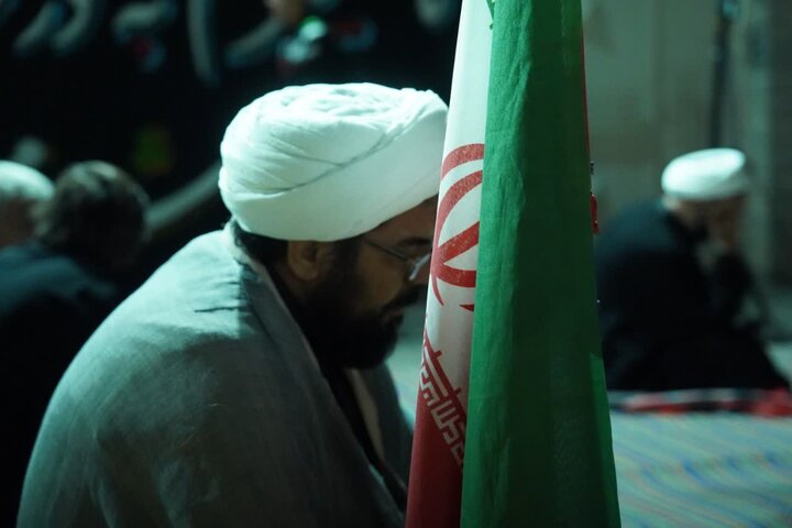 تصاویر / مجلس سوگواری حضرت امام حسین علیه الاسلام قزوین در محوطه مدرسه علمیه شیخ الاسلام قزوین