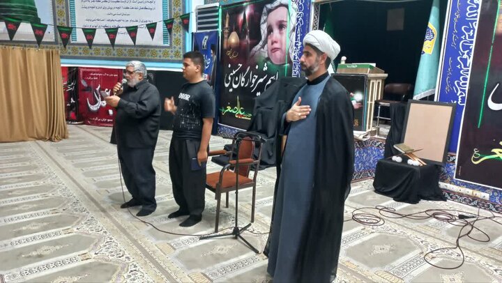 تصاویر/ مراسم اقامه عزای حسینی در شهرستان کامیاران