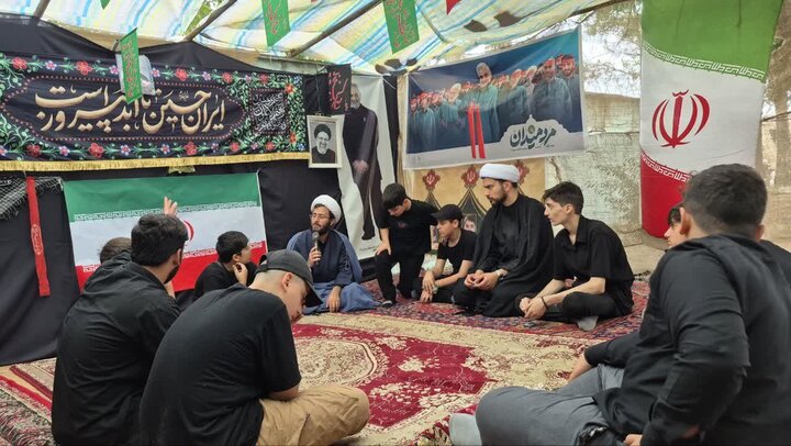 تصاویر/ مراسم سوگواری و عزاداری امام حسین (ع) در مدرسه علمیه ولیعصر(عج) آستارا