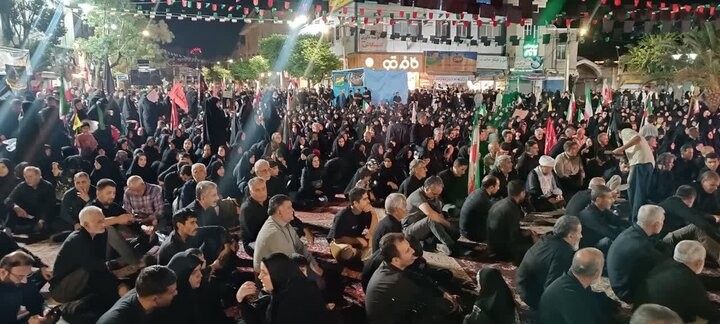 تصاویر/۱۱۱ شب تجمع حماسی عزاداران حسینی در ساوه