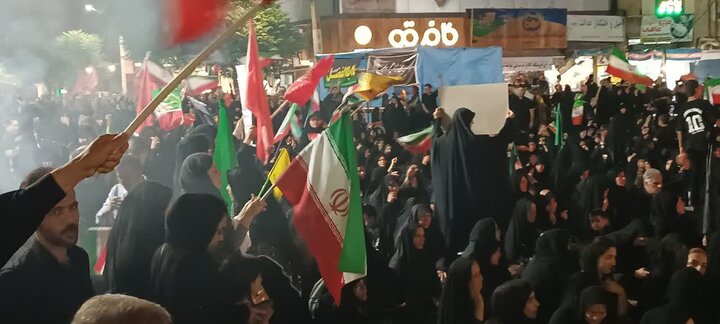 تصاویر/۱۱۱ شب تجمع حماسی عزاداران حسینی در ساوه