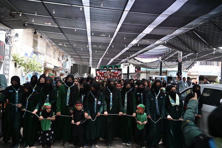 تصاویر/ برگزاری باشکوه همایش جهانی حضرت علی‌اصغر(ع) در کراچی پاکستان