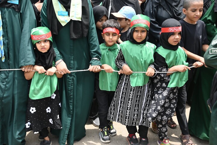 تصاویر/ برگزاری باشکوه همایش جهانی حضرت علی‌اصغر(ع) در کراچی پاکستان