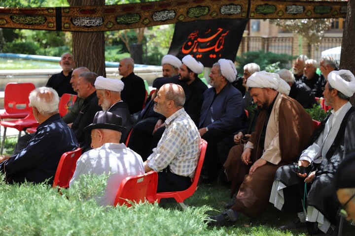 تصاویر/ مراسم عزاداری در حوزه علمیه طالبیه تبریز