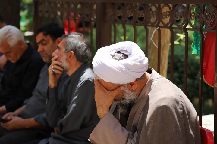 تصاویر/ مراسم عزاداری در حوزه علمیه طالبیه تبریز