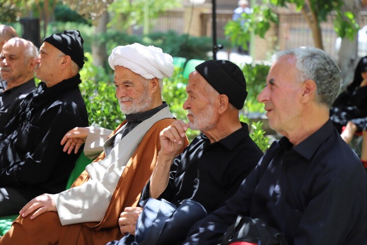 تصاویر/ مراسم عزاداری در حوزه علمیه طالبیه تبریز