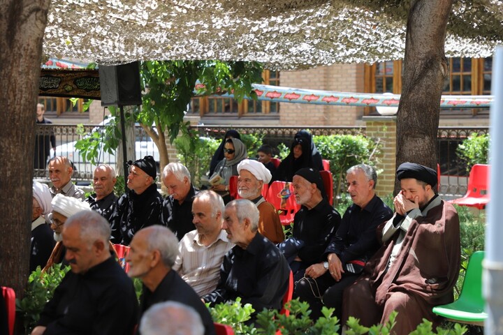 تصاویر/ مراسم عزاداری در حوزه علمیه طالبیه تبریز