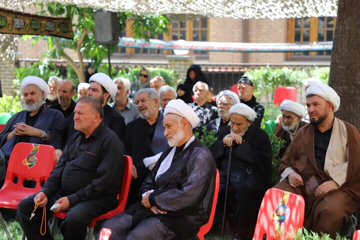 تصاویر/ مراسم عزاداری در حوزه علمیه طالبیه تبریز