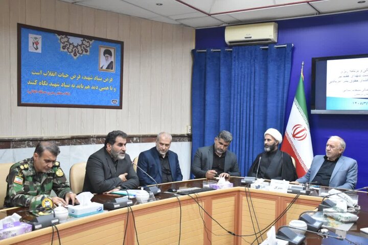 تصاویر/جسه برنامه‌ریزی مراسم گرامیداشت شهدای هفتم تیر و هفته بازخوانی و افشای حقوق بشر آمریکایی