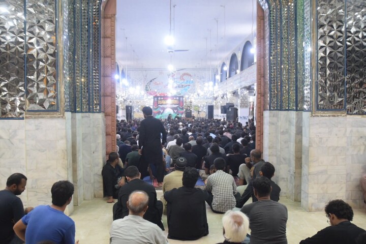 تصاویر/ فضای معنوی دههٔ محرم با برگزاری مجالس عزاداری جلوه‌گر شد در ملیر کراچی