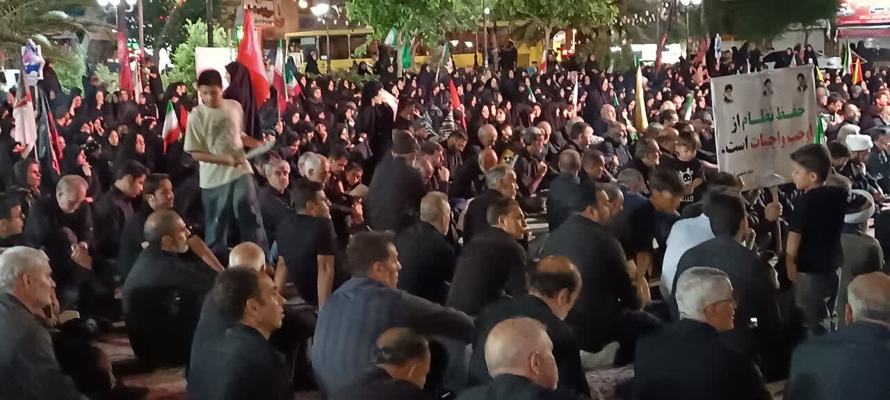 تصاویر/ ۱۱۱ شب تجمع حماسی عزاداران حسینی در ساوه