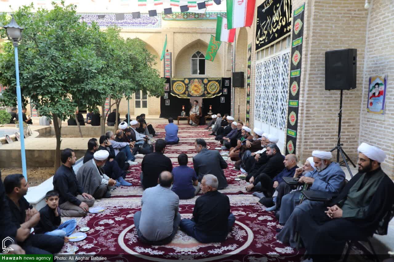 تصاویر/ پنجمین روز از مجلس عزاداری محرم حوزه علمیه استان یزد