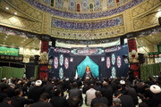 Cerimonie di lutto del mese di Muharram della Congregazione Tharallah di Qom